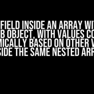 Add a field inside an array within a MongoDB object, with values computed dynamically based on other values inside the same nested array