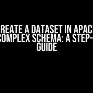 How to Create a Dataset in Apache Spark with a Complex Schema: A Step-by-Step Guide