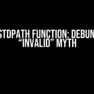 The Vim stdpath Function: Debunking the “Invalid” Myth