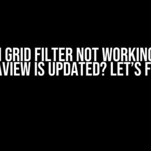 Vaadin Grid Filter Not Working When DataView is Updated? Let’s Fix It!